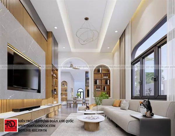 Xây nhà trọn gói Phan Thiết | Công ty Kiến trúc - Xây dựng Đoàn Anh Quốc . Top những mẫu thiết kế nội thất phòng khách hiện đại và sang trọng nhất hiện nay